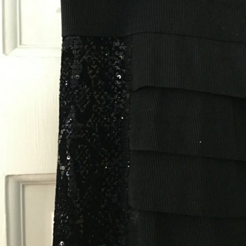 Tory Burch Black Antiscia Sequin Side Bandage Bodycon Skirt - NWOT - Size M